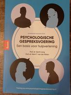 boek psychologische gespreksvoering, Ophalen, Sociale psychologie, Zo goed als nieuw, Gerrit Lang; Henk van der Molen