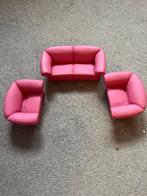 3 sofas voor barbie pop, Kinderen en Baby's, Speelgoed | Poppenhuizen, Ophalen, Zo goed als nieuw