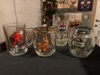 4 grote drinkglazen, Ophalen, Zo goed als nieuw, Glas of Glazen, Jupiler