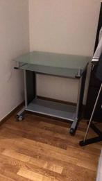 Computer tafel glas, Ophalen, Zo goed als nieuw, Glas