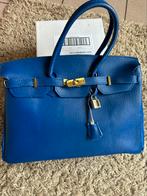 Borsa in pelle tas, Ophalen of Verzenden, Zo goed als nieuw, Blauw