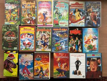 video vhs cassettes disney zeemeermin bambi leeuwekoning  