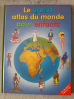 Le grand atlas du monde pour les enfants, Livres, Comme neuf, Enlèvement ou Envoi