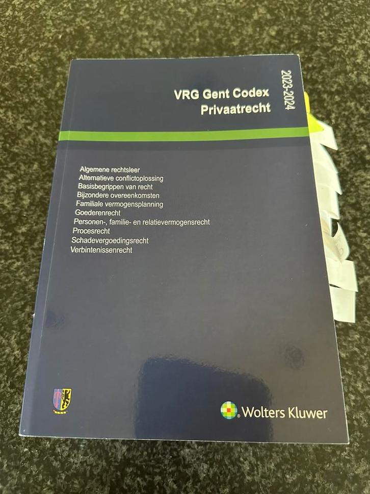VRG Gent Codex Privaatrecht, Boeken, Studieboeken en Cursussen, Ophalen of Verzenden