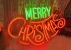 LED lamp neon stijl Merry Christmas (40x24cm) Nieuw., Verzamelen, Ophalen of Verzenden, Nieuw, Lichtbak of (neon) lamp