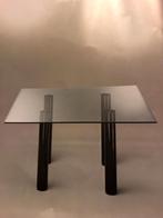 Zanotta glazen eettafel, Ophalen, Vierkant, Zo goed als nieuw, Glas