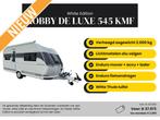 Hobby De Luxe 545 KMF White Edition Actiepakket, Caravans en Kamperen, Overige typen, Hobby, Bedrijf, Treinzit