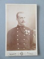 militaire foto CDV  1890 - 1914 Guérin Brussel, Verzamelen, Verzenden, Overige soorten, Foto of Poster