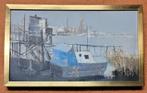 Raymond COUMANS, zicht op de haven van Antwerpen, Ophalen of Verzenden