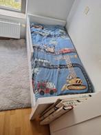 Peuterbed wit met twee barrières, Kinderen en Baby's, Ophalen, Gebruikt, 70 tot 85 cm, 140 tot 160 cm