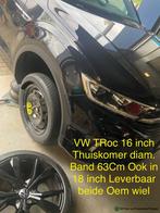 Thuiskomer Reservewiel VW Golf 7/8 T-Roc Audi A3 Octavia 16, Gebruikt, -, -, Banden en Velgen