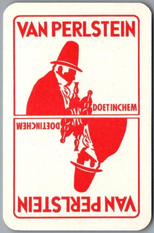 speelkaart - LK12247 - 2x Van Perlstein, Verzamelen, Speelkaarten, Jokers en Kwartetten, Zo goed als nieuw, Speelkaart(en), Verzenden
