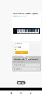 ronald keybord nieuwprijs staat er bij vermeld op de fotos, Ophalen