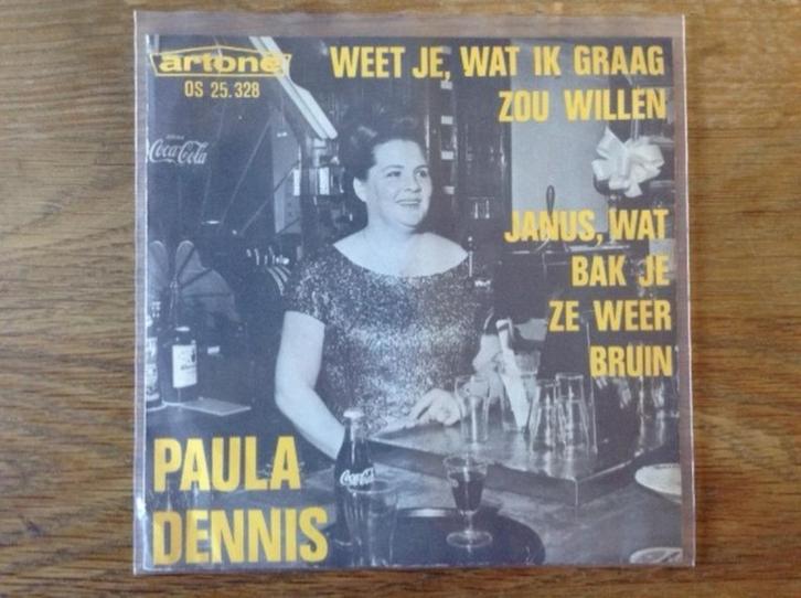 single paula dennis, Cd's en Dvd's, Vinyl Singles, Single, Nederlandstalig, 7 inch, Ophalen of Verzenden