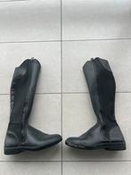 Rijlaarzen  fouganza kunstleer zwart, Dieren en Toebehoren, Ophalen, Zo goed als nieuw
