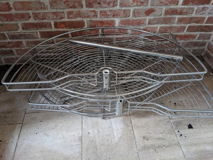 Stevige carrousel voor keukenkast (2x), Huis en Inrichting, Keuken | Keukenelementen, Zo goed als nieuw, Ophalen