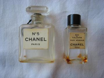 2 flacons miniatures Chanel vides, Verzamelen, Verzenden, Gebruikt, Miniatuur