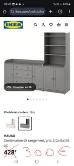 2 Ikea Hauga-meubels in perfecte staat + levering, Ophalen of Verzenden, Zo goed als nieuw