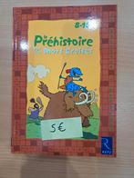 La préhistoire par les mots croisés - Manuel scolaire Eveil, Livres, Livres scolaires, Enlèvement, Neuf, Primaire, Histoire