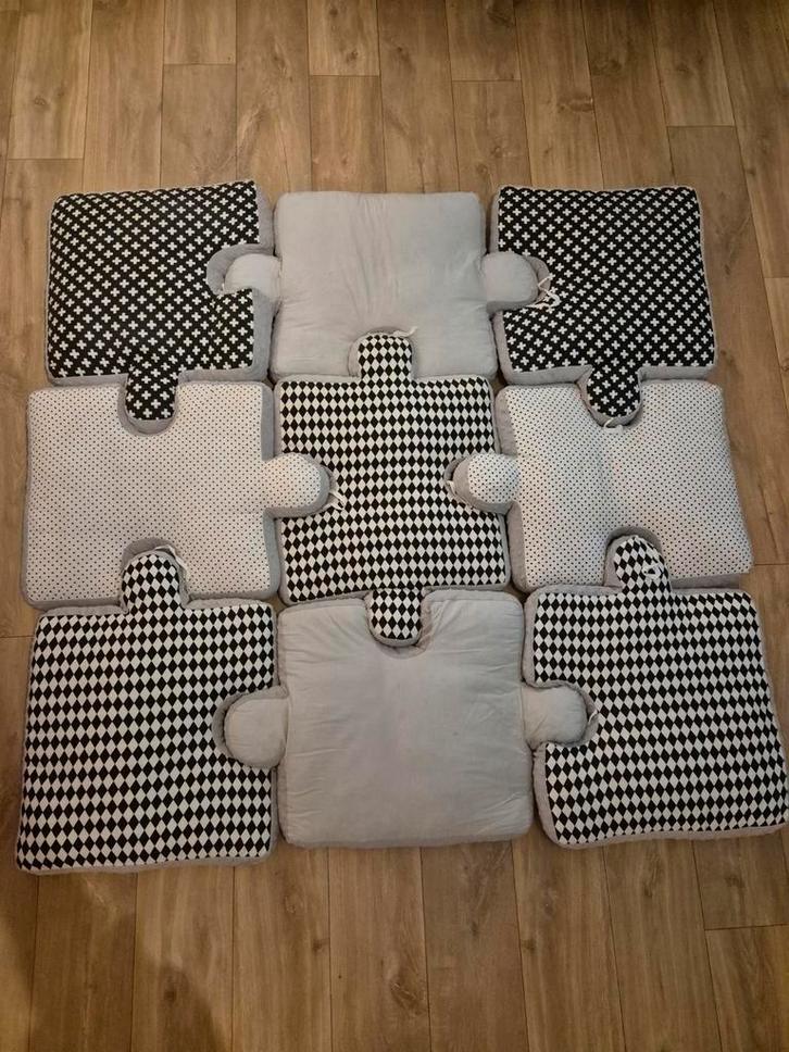 Speelkussens / puzzelstukken kussens, Kinderen en Baby's, Speelgoed | Speelkleden, Zo goed als nieuw, Ophalen