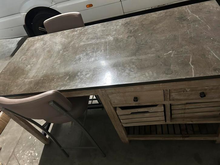 Werkeiland voor de keuken, Zakelijke goederen, Horeca | Meubilair en Inrichting, Meubilair, Gebruikt, Ophalen