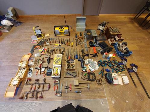 Lot outils de menuiserie, Doe-het-zelf en Bouw, Overige Doe-Het-Zelf en Bouw, Gebruikt, Ophalen