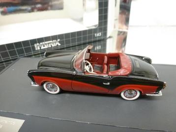 1:43 Matrix 1959 VW Rometsch Lawrence Cabrio zwart/rood beschikbaar voor biedingen