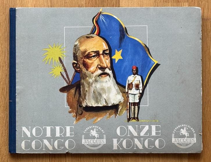 Album NOTRE CONGO - Superchocolat Jacques 1948 - Boek, Boeken, Prentenboeken en Plaatjesalbums, Gelezen, Plaatjesalbum, Ophalen of Verzenden