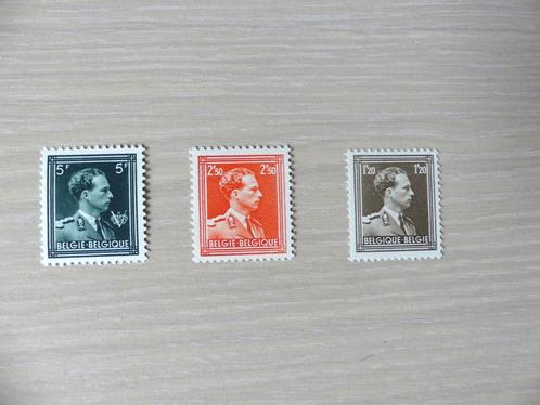 1956 : Postzegels Koning Leopold III - "Open Kraag" 1005/07, Postzegels en Munten, Postzegels | Europa | België, Postfris, Ophalen of Verzenden