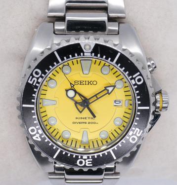 Seiko Kinetic Yellow Lemon SKA367 beschikbaar voor biedingen