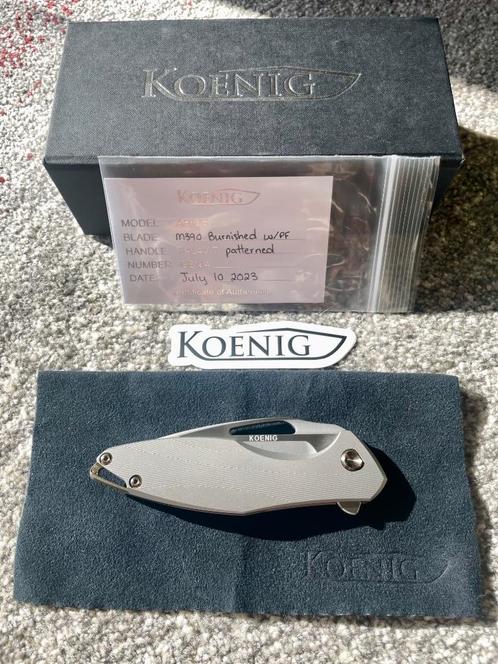 Koenig Arius Full Size - Mint condition -, Hobby en Vrije tijd, Overige Hobby en Vrije tijd, Nieuw, Ophalen