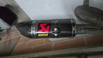 Carbon racing line akrapovic uitlaat, Motoren, Ophalen, Gebruikt
