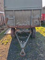 2 remorques plateau a vendre ( + 2 caisses militaire), Enlèvement, Utilisé