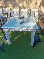 Gratis glazen tafel, Tuin en Terras, Ophalen
