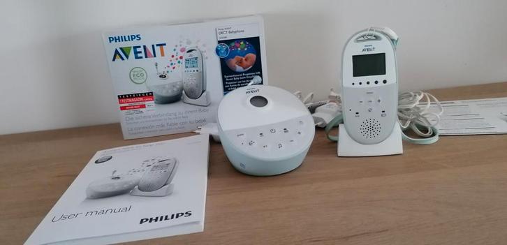 Babyfoon Philips Avent DECT SCD580, Kinderen en Baby's, Babyfoons, Zo goed als nieuw, Ophalen of Verzenden