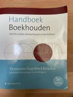 Handboek boekhouden, vennootschapsboekhouden, Ophalen of Verzenden, Zo goed als nieuw, Hoger Onderwijs, Erik De Lembre; Patricia Everaert