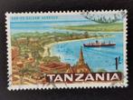 Tanzania 1965 - haven van Dar-es-Salam - schip, Postzegels en Munten, Postzegels | Afrika, Ophalen of Verzenden, Tanzania, Gestempeld