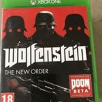 Xbox One Wolfenstein The new order, Comme neuf, Combat, À partir de 18 ans, Enlèvement ou Envoi