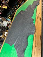 2 grijze kleur leer lap 1.5 mm dikte soepel A-218/219, Ophalen of Verzenden