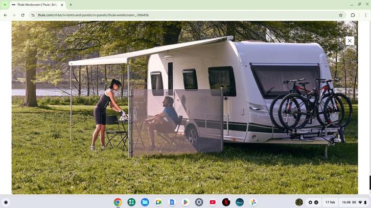 Pare-brise Thule pour camping-car à vendre., Caravanes & Camping, Auvents, Neuf, Thule, Enlèvement