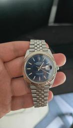 Rolex datejust blue dial 41mm 2019, Handtassen en Accessoires, Horloges | Heren, Gebruikt, Rolex, Polshorloge, Ophalen of Verzenden