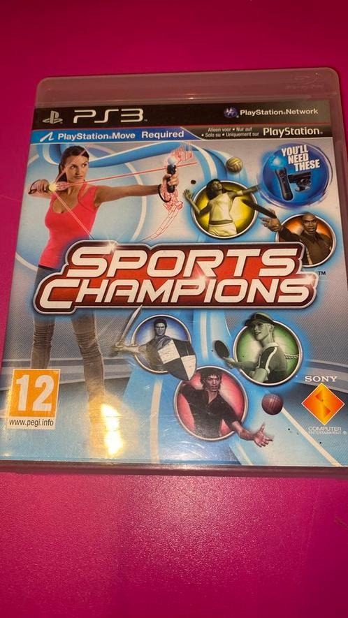 PLAYSTATION GAME SPORTS CHAMPIONS ! ALS NIEUW ! 4 + 2 GRATIS, Games en Spelcomputers, Games | Sony PlayStation 3, Zo goed als nieuw