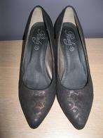 Pumps bruin met dierenprint maat 37 in prima staat, Pumps, Bruin, Ophalen of Verzenden, Zo goed als nieuw