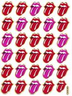 Rolling Stones metallic stickervel #1, Verzamelen, Stickers, Nieuw, Verzenden