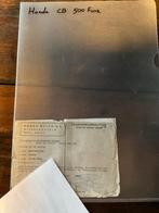 Gelijkvormigheidsattest Honda CB 500 Four, Verzenden, Gebruikt