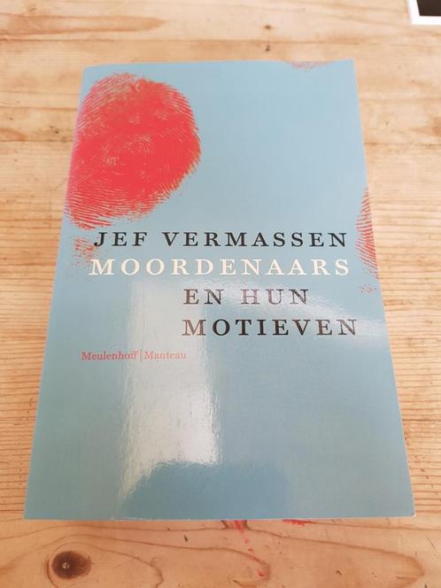 Jef Vermassen - Moordenaars en hun motieven, Livres, Politique & Société, Comme neuf, Enlèvement ou Envoi