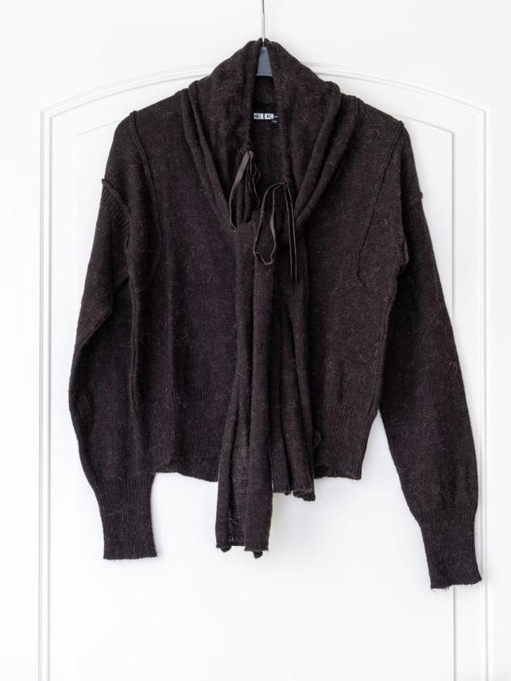 Cardigan/trui, merk Eva Kayan, NIEUW, maat 36, Kleding | Dames, Truien en Vesten, Nieuw, Maat 36 (S), Bruin, Verzenden