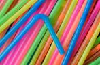 Doos met 10.000 opvouwbare plastic rietjes (zwart, kleur), Ophalen of Verzenden