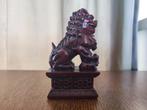 Red Cast Resin Pair of Fu Foo Dogs Vintage Sculpture, Antiek en Kunst, Ophalen of Verzenden
