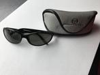 Sergio Tacchini zonnebril 13 cm breed (met brillendoos), Ophalen of Verzenden, Zo goed als nieuw, Zwart, Zonnebril